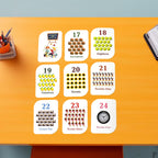 Kid kraft Early Learner 32-Piece Number Flashcard Set